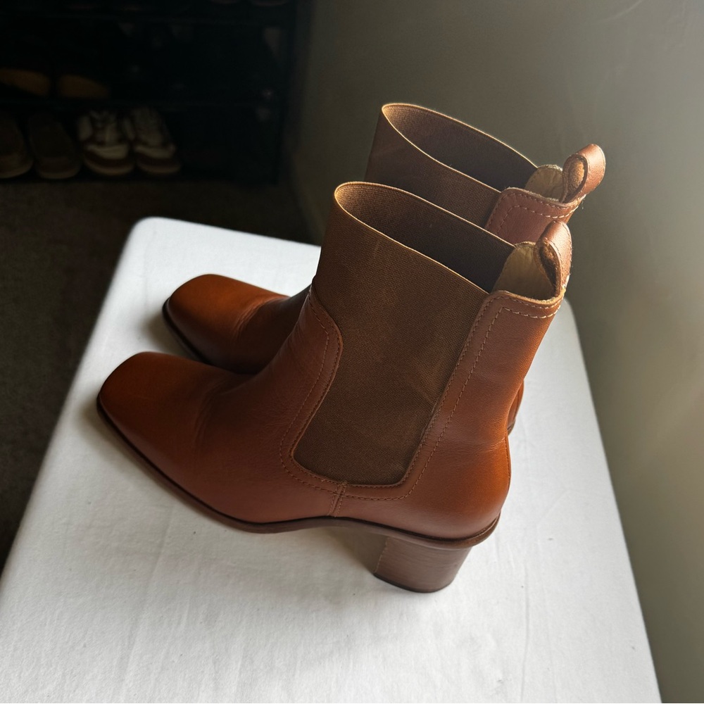 PATINA Portland Leather Goods VERO CHELSEA BOOT Size 7 TAWNY - Picture 3 of 11
